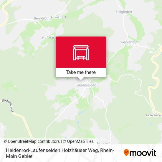 Карта Heidenrod-Laufenselden Holzhäuser Weg