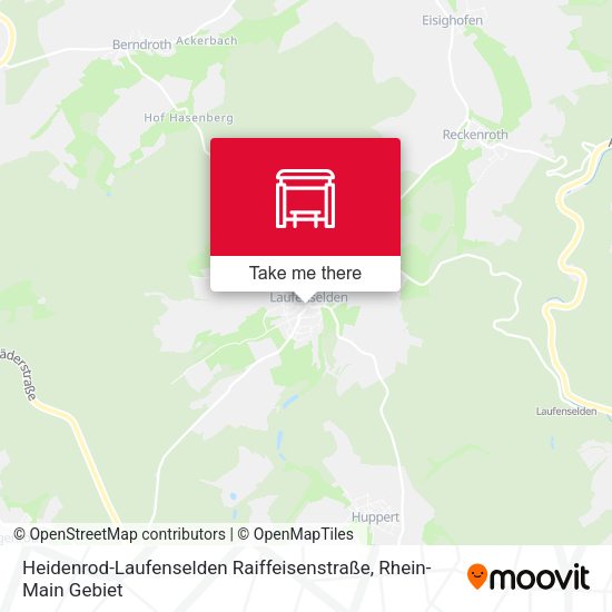 Heidenrod-Laufenselden Raiffeisenstraße map
