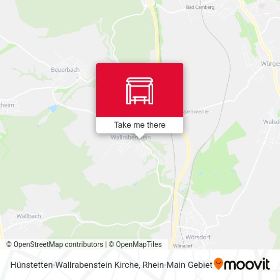 Hünstetten-Wallrabenstein Kirche map