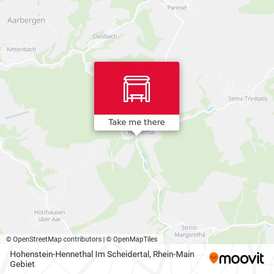 Карта Hohenstein-Hennethal Im Scheidertal
