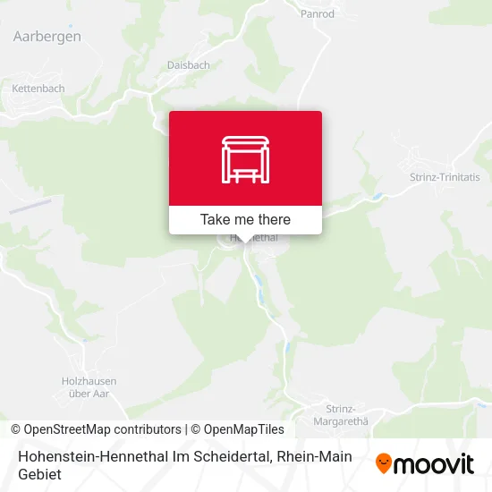 Карта Hohenstein-Hennethal Im Scheidertal