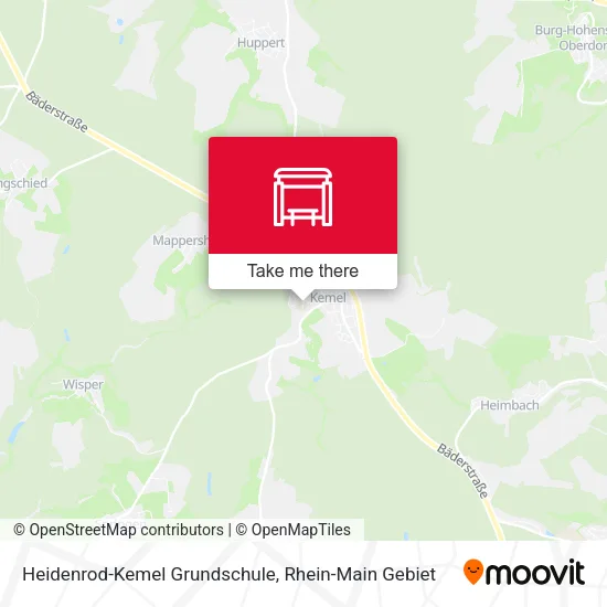 Карта Heidenrod-Kemel Grundschule