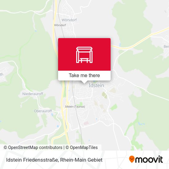 Idstein Friedensstraße map