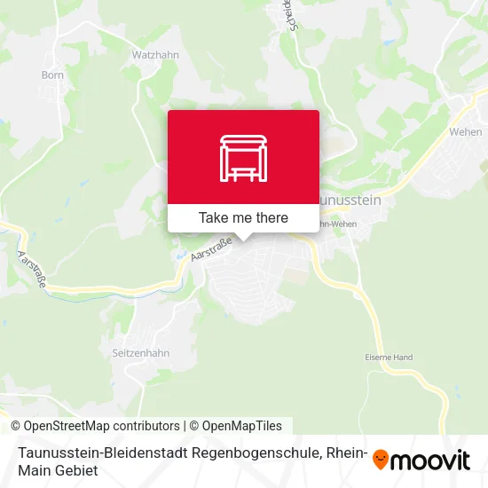 Карта Taunusstein-Bleidenstadt Regenbogenschule
