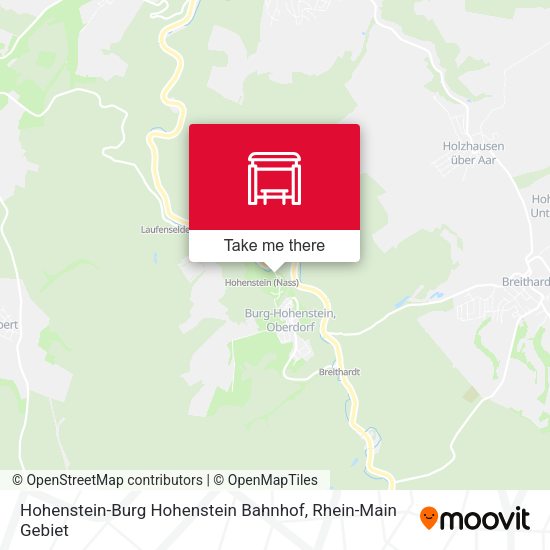 Hohenstein-Burg Hohenstein Bahnhof map