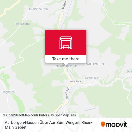 Aarbergen-Hausen Über Aar Zum Wingert map