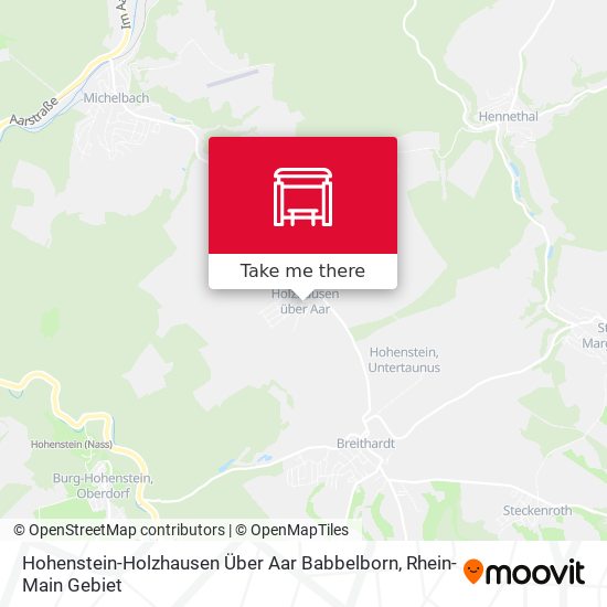 Hohenstein-Holzhausen Über Aar Babbelborn map