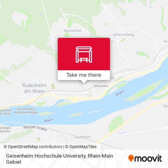 Geisenheim Hochschule-University map