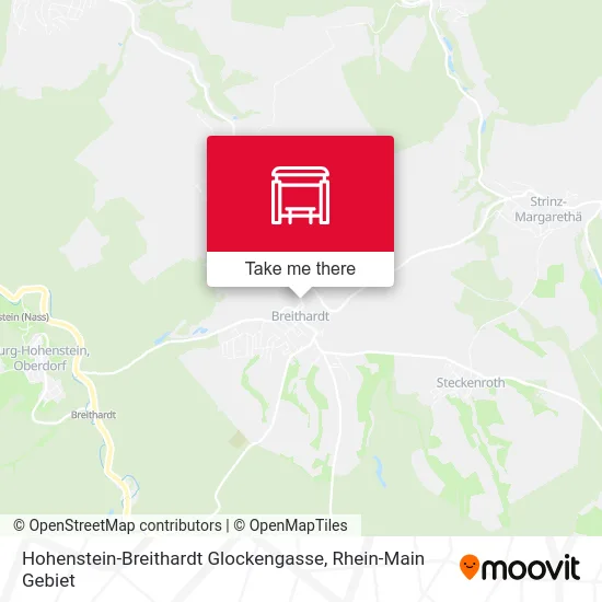 Карта Hohenstein-Breithardt Glockengasse