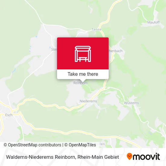 Карта Waldems-Niederems Reinborn