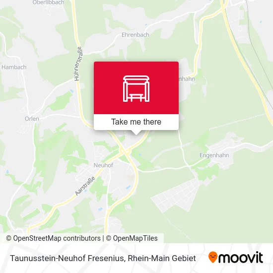 Карта Taunusstein-Neuhof Fresenius