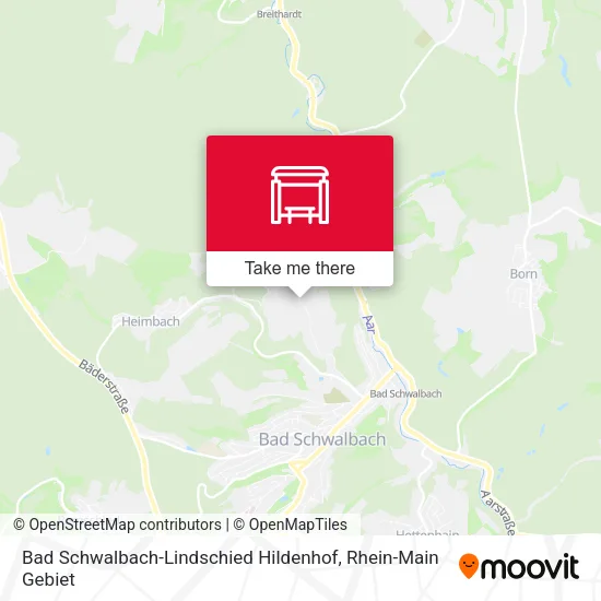 Карта Bad Schwalbach-Lindschied Hildenhof