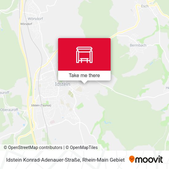 Idstein Konrad-Adenauer-Straße map