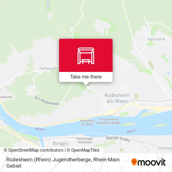 Карта Rüdesheim (Rhein) Jugendherberge