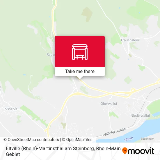 Карта Eltville (Rhein)-Martinsthal am Steinberg