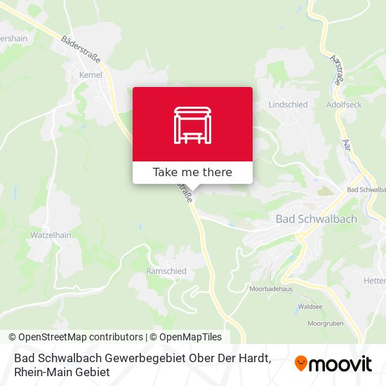 Bad Schwalbach Gewerbegebiet Ober Der Hardt map