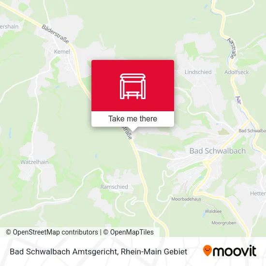 Карта Bad Schwalbach Amtsgericht