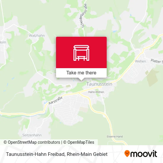Карта Taunusstein-Hahn Freibad