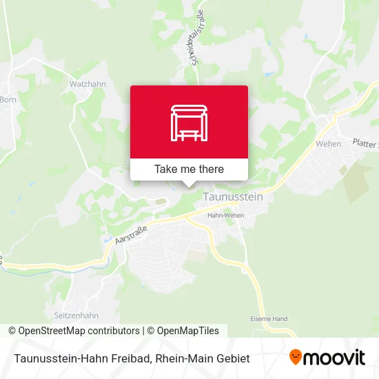 Карта Taunusstein-Hahn Freibad