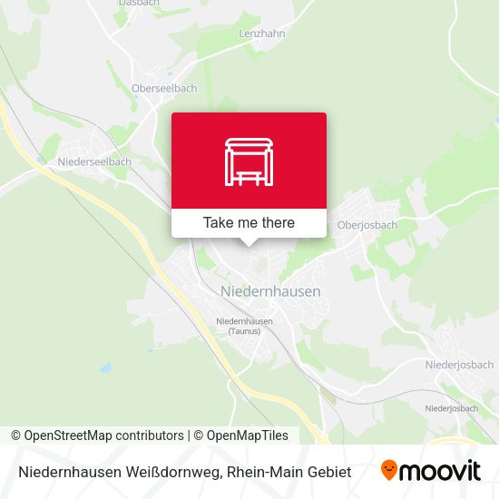 Niedernhausen Weißdornweg map