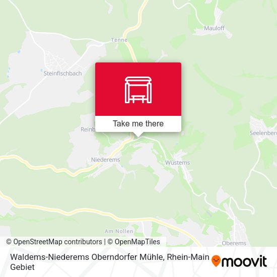 Waldems-Niederems Oberndorfer Mühle map