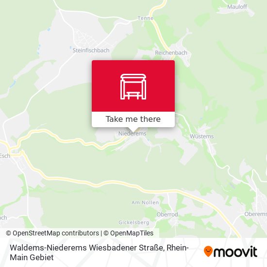 Waldems-Niederems Wiesbadener Straße map