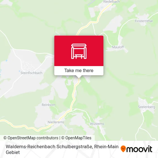 Карта Waldems-Reichenbach Schulbergstraße