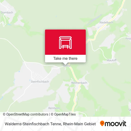 Карта Waldems-Steinfischbach Tenne