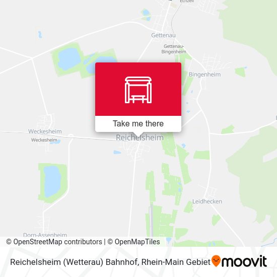 Reichelsheim (Wetterau) Bahnhof map