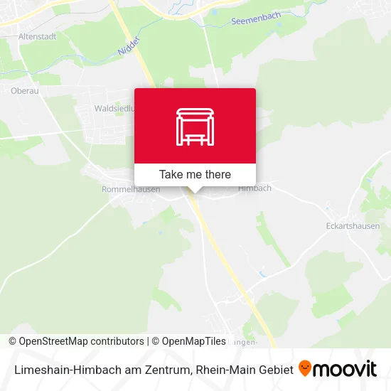 Карта Limeshain-Himbach am Zentrum