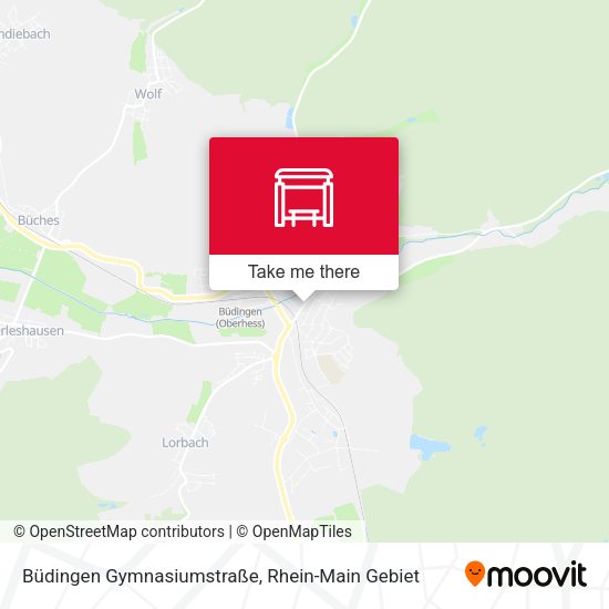 Büdingen Gymnasiumstraße map