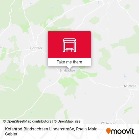 Карта Kefenrod-Bindsachsen Lindenstraße