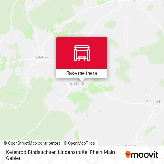 Карта Kefenrod-Bindsachsen Lindenstraße