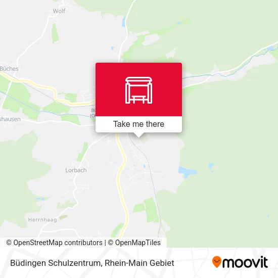Карта Büdingen Schulzentrum