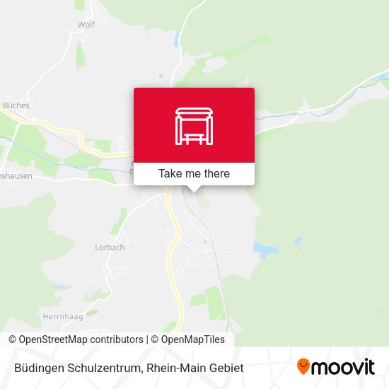 Büdingen Schulzentrum map
