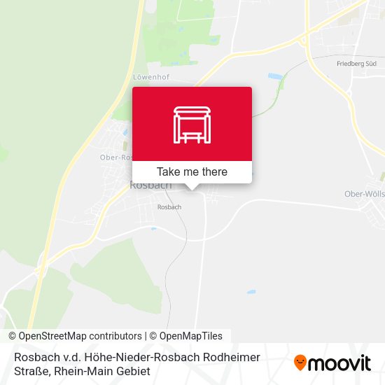 Rosbach v.d. Höhe-Nieder-Rosbach Rodheimer Straße map