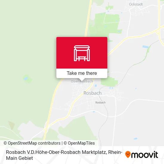 Карта Rosbach V.D.Höhe-Ober-Rosbach Marktplatz