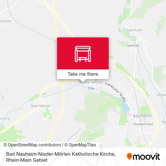 Карта Bad Nauheim-Nieder-Mörlen Katholische Kirche