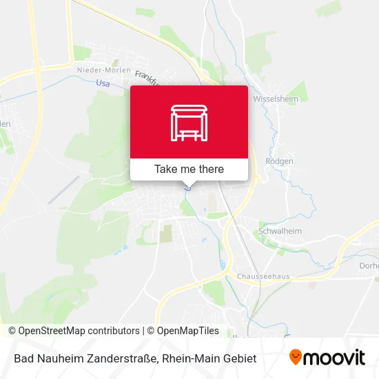 Карта Bad Nauheim Zanderstraße