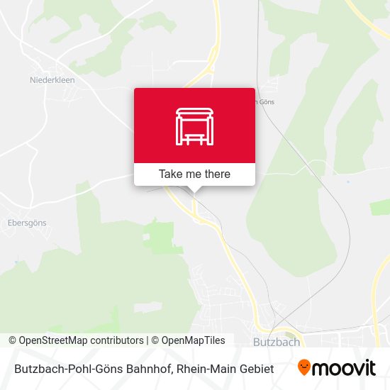 Butzbach-Pohl-Göns Bahnhof map