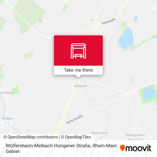 Wölfersheim-Melbach Hungener Straße map
