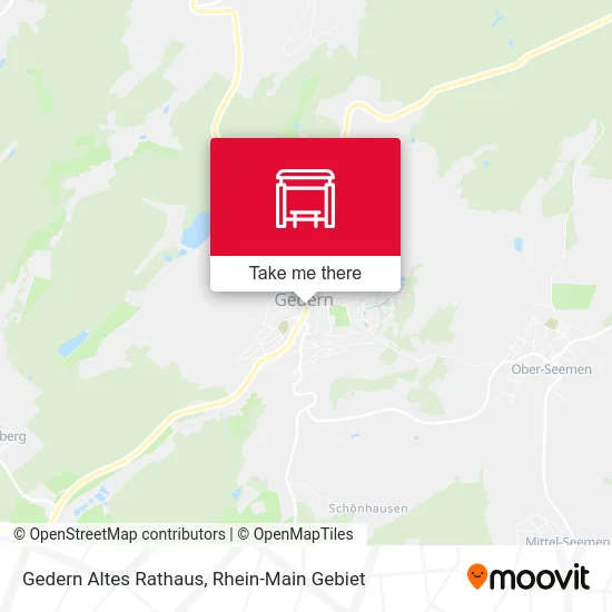 Карта Gedern Altes Rathaus