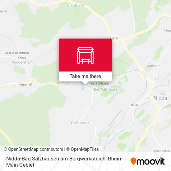 Карта Nidda-Bad Salzhausen am Bergwerksteich