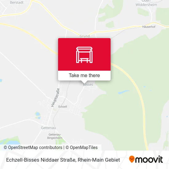 Карта Echzell-Bisses Niddaer Straße