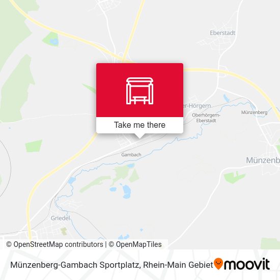 Münzenberg-Gambach Sportplatz map