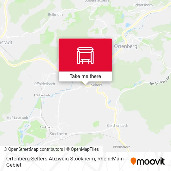 Карта Ortenberg-Selters Abzweig Stockheim