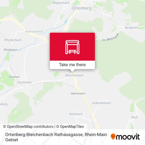 Ortenberg-Bleichenbach Rathausgasse map