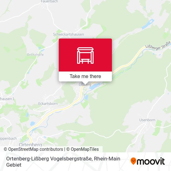Ortenberg-Lißberg Vogelsbergstraße map