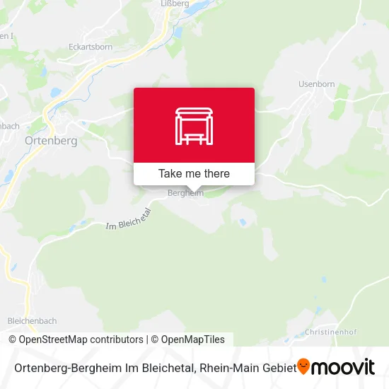 Карта Ortenberg-Bergheim Im Bleichetal