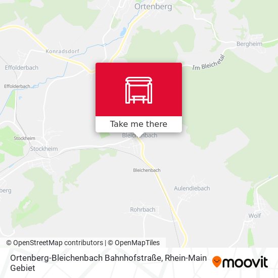 Ortenberg-Bleichenbach Bahnhofstraße map